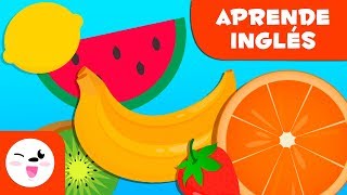 LA FRUTA EN INGLÉS  Vocabulario para niños [upl. by Idnyl]