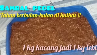 RESEP BUMBU PECEL 1 KG JADI BANYAK [upl. by Gebler]