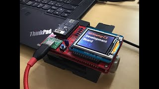 M5Stamp C3 RISCV LCD and FreeType Demo [upl. by Yardna]