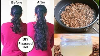 Flaxseed Gel for Fast Hair Growth  Get Long Hair in 30 days Regrow Hair from roots No Hair Loss [upl. by Griff]