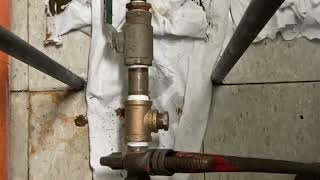 Plumbing repair Lead free brass fitting replacement [upl. by Nnylsoj]