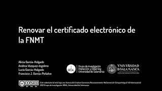 Renovar el certificado electrónico de la FNMT [upl. by Akcirred]