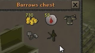 OSRS Barrows untill 28 Unique items LUCKKKYYYYY [upl. by Aihsek]