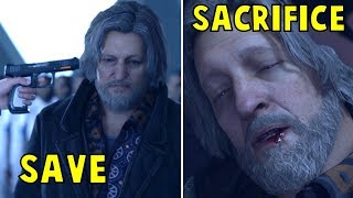 Connor Sacrifices vs Saves Hank  Every Single Choice  Detroit Become Human [upl. by Lizette251]