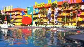 Pop Century Resort and the Hippity Dippity Pool Walt Disney World WDW [upl. by Yllatan]