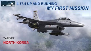 Up and Running in Falcon BMS 4374 My First Mission in 4K UHD [upl. by Ahtamas]