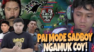 PAII MODE SADBOY MENGALAHKAN ONIC  ONIC VS ALTER EGO MATCH 1  MPL S13 [upl. by Ekaterina]