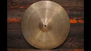 SOLD  Zildjian 18quot Avedis 1960s Crash Cymbal  1418g [upl. by Krissy844]