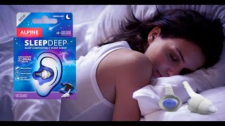 Alpine SleepDeep  comfortable sleeping earplugs for a quiet night’s sleep [upl. by Magnien]