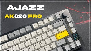 AJAZZ AK820 Pro Gift Switches Unboxing amp Sound Test Relaxing Keyboard Tingles [upl. by Tiler132]