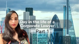 Day In the Life of a Corporate Lawyer  come to the office Part 1 [upl. by Ainerol]