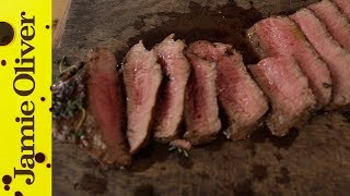 How to Cook Perfect Steak  Jamie Oliver [upl. by Ahsitneuq852]