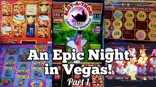 An Epic Night in Vegas Best of SLOTATHON 2024 Part 1 [upl. by Leynwad]