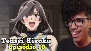 MAIS UMA DOIDINHA PRO GRUPO  Tensei Kizoku As a reincarnated aristocrat  Episódio 10 React [upl. by Pegma]