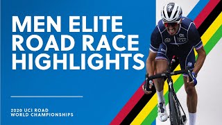 Men Elite Road Race Highlights  2020 UCI Road World Championships [upl. by Kenneth337]