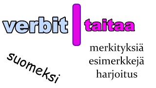 Verbit taitaa [upl. by Orel31]