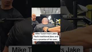 Mike Tyson hears Jake Paul’s jibes amp has a promise of his own miketyson jakepaul netflix boxing [upl. by Suoiluj865]