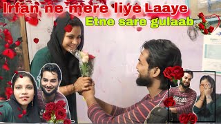 Irfan ne mujhe diye etne saare gulab  wo bhi propose ke sath 🫣🫣 [upl. by Marx]