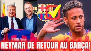 ❤️💙 LANNONCE INCROYABLE NEYMAR DE RETOUR AU BARÇA POUR DÉFIER MBAPPÉ NOUVELLES DU BARÇA [upl. by Rodrique]