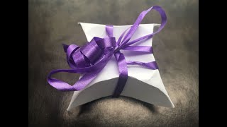 😙Ganz einfach eine Origami Geschenkbox🎁basteln💝 [upl. by Nylitsirk]