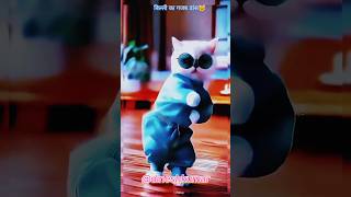 billi ka gajab dancetrending cat aicat dance shorts viral catdance [upl. by Hanima]