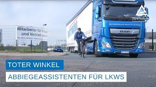 Toter Winkel  Abbiegeassistenten für Lkw retten Leben [upl. by Akiras]