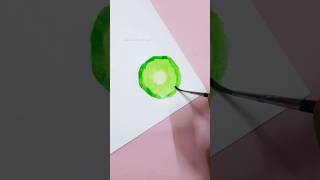 🥝Watercolor painting kiwi fruit for beginner shorts kiwipainting satisfying art support [upl. by Alios954]