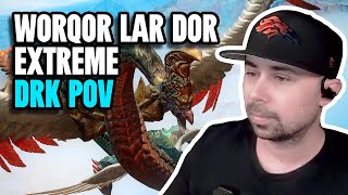 FFXIV  Dawntrail Worqor Lar Dor Extreme Clear  DRK POV [upl. by Molly]