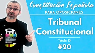 20 Constitución Española  Título IX  Del Tribunal Constitucional [upl. by Annoif527]