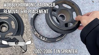 Harmonic Balancer Removal amp Replacement T1N Sprinter 20022006 [upl. by Amandy]