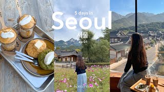 5 days in Seoul 🇰🇷 trendy shops aesthetic cafes han river picnic street food KOREA VLOG pt 1 [upl. by Ailahk544]