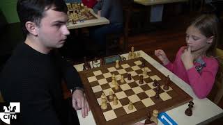 V Shevchuk new vs T Mozolevskaya new Chess Fight Night CFN Blitz [upl. by Anert]