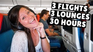 30 HOURS in Turkish Airlines Economy Class  Kyrgyzstan to Texas [upl. by Ecar]