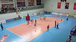 Bizimkent VoleybolVakıfbank Midi kızlar Türkiye şampiyonası finalleri grup maçı 3maç 25062024 [upl. by Fadiman]