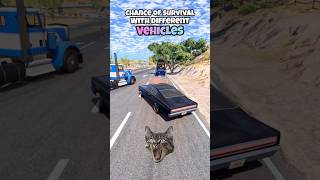 Chance of survival with different vehicles beamng beamngdrive game gameplay gaming beamngcrash [upl. by Armbrecht683]