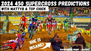 She Thinks Jett Will Win 15 Races 2024 450 Supercross Predictions NATIONAL [upl. by Mlohsihc696]