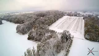 Der Galenberg von Bad Nenndorf im ersten Schnee [upl. by Notac811]