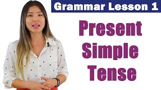 Learn Present Simple Tense  English Grammar Course 1 [upl. by Pasco]