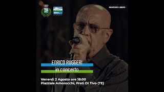 Enrico Ruggeri Live a Prati di Tivo 2 AGOSTO 2024 [upl. by Faria]