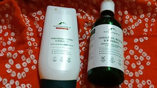 Alps goodness anti hair fall shampoo amp conditioner honest review 🙂 [upl. by Thaddaus]