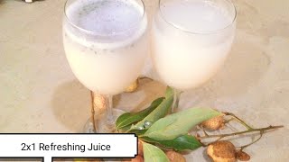 How To Make Leechi Juice Leechi juice with Basil Seeds  Recipe by Saima Cooking and Vlogs [upl. by Atikcir]