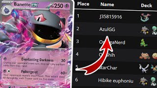 My New Take on Banette Gardevoir  2nd Place Tournament Run [upl. by Casar]