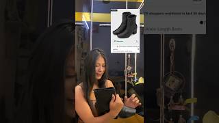 Block heels ankle length boots  Ajio boots Unboxing and review ❤️ ajiobigboldsale ajiofashion [upl. by Wrench]