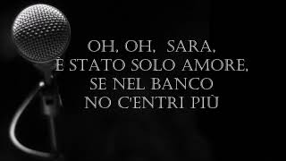 SARA✔ANTONELLO VENDITTI 🎤CON TESTO with lyrics♫♫  1978 [upl. by Lilahk]