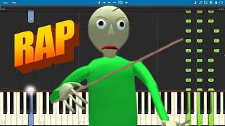 BALDIS BASICS RAP by JT MUSIC  Piano Tutorial  Cover [upl. by Oicangi]