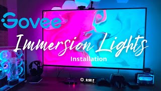 Govee Immersion Lights Install [upl. by Annasiul942]