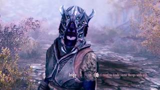 Inigo and Falmer Helmet Skyrim Anniversary Edition [upl. by Sej]