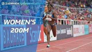 Daryll Neita springs surprise in Stockholm 200m  Wanda Diamond League 2023 [upl. by Yenots219]