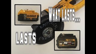 What lasts lasts Grinder DEWALT dcg 412  18 v [upl. by Moskow]