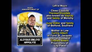 Aloysius Emloyd Hippolyte long [upl. by Conlee]